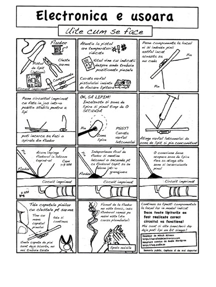 soldering comic Romanian